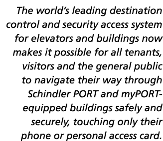 The world s leading destination control and security access system for elevators and buildings now makes it possible    