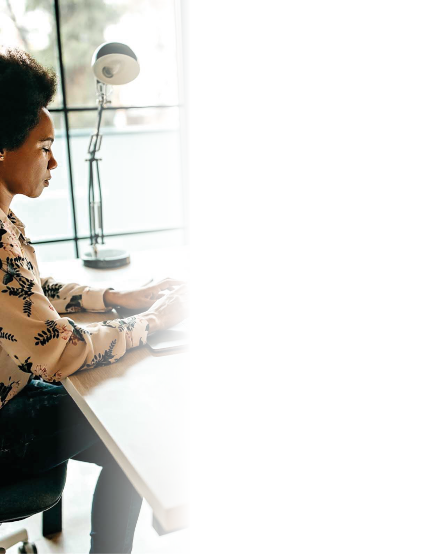 Hispanic Business Woman Working From Home Office