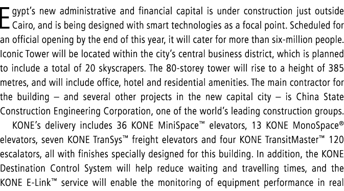 Egypt s new administrative and financial capital is under construction just outside Cairo, and is being designed with   