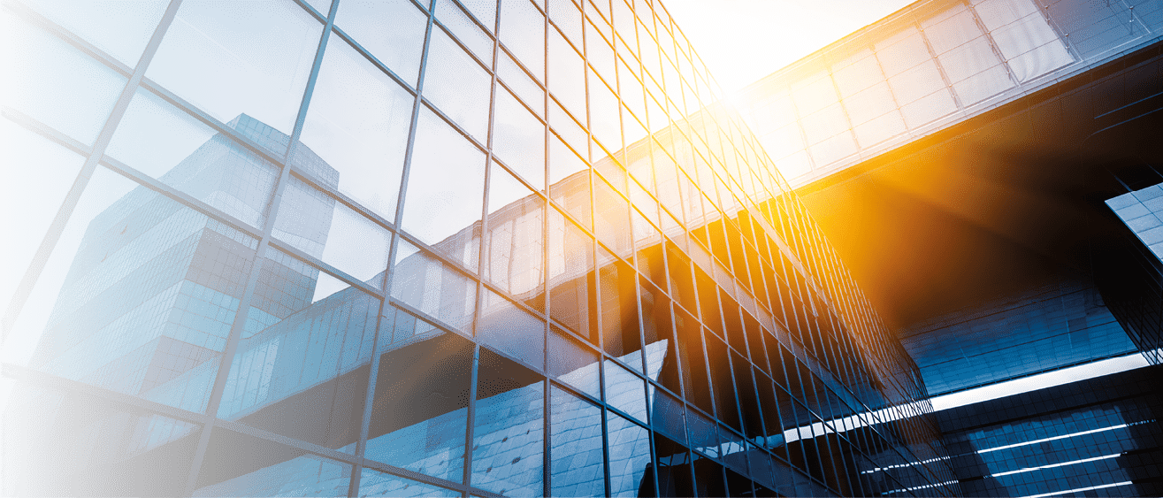 landmarks of modern city,financial district in China.