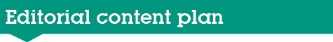 Editorial content pla