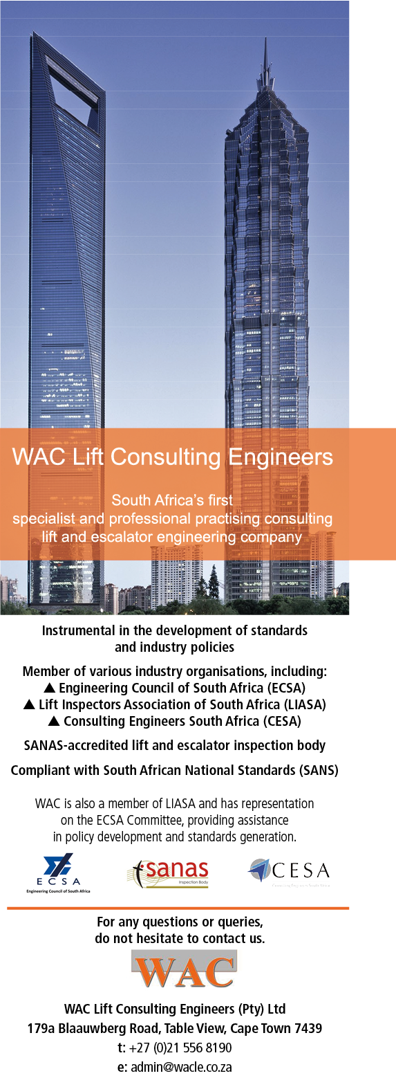 For any questions or queries, do not hesitate to contact us ,WAC Lift Consulting Engineers (Pty) Ltd 179a Blaauwberg    