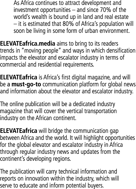 As Africa continues to attract development and investment opportunities   and since 70% of the world s wealth is boun   