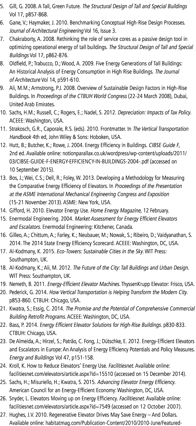 5. Gill, G. 2008. A Tall, Green Future. The Structural Design of Tall and Special Buildings Vol 17, p857 868. 6. Gane...