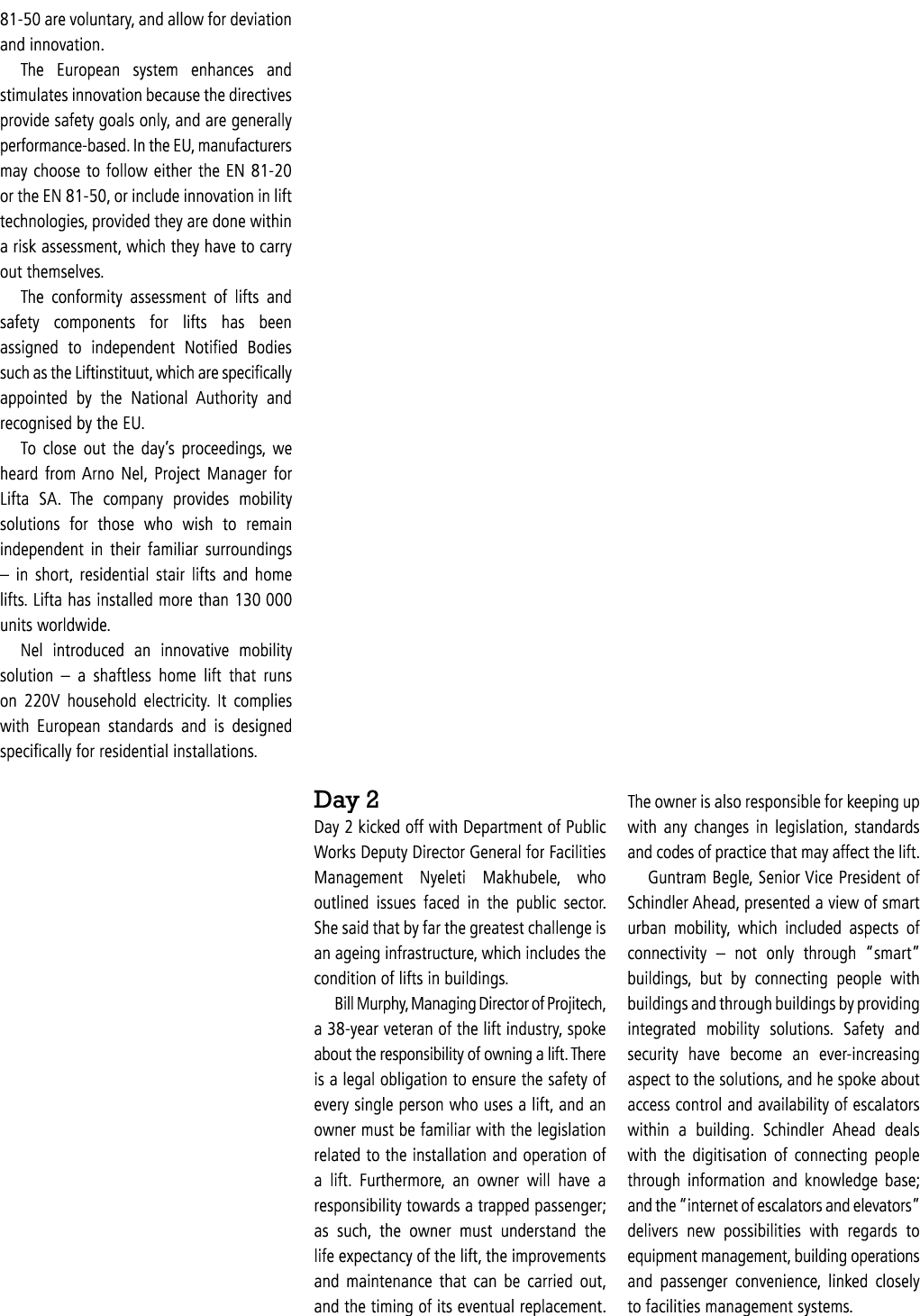 81-50 are voluntary, and allow for deviation and innovation  The European system enhances and stimulates innovation b   