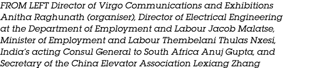 FROM LEFT Director of Virgo Communications and Exhibitions Anitha Raghunath (organiser), Director of Electrical Engin   