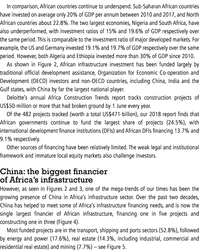 In comparison, African countries continue to underspend  Sub-Saharan African countries have invested on average only    
