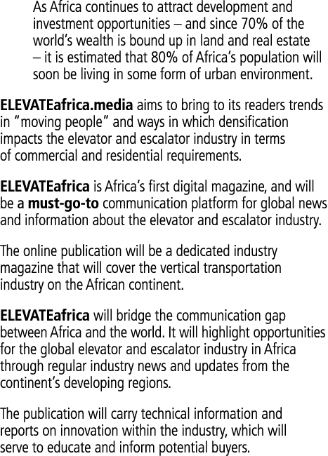 As Africa continues to attract development and investment opportunities   and since 70% of the world s wealth is boun   