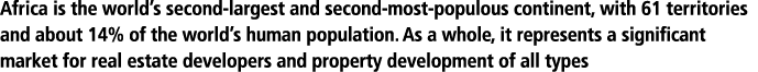 Africa is the world’s second largest and second most populous continent, with 61 territories and about 14% of the wor...