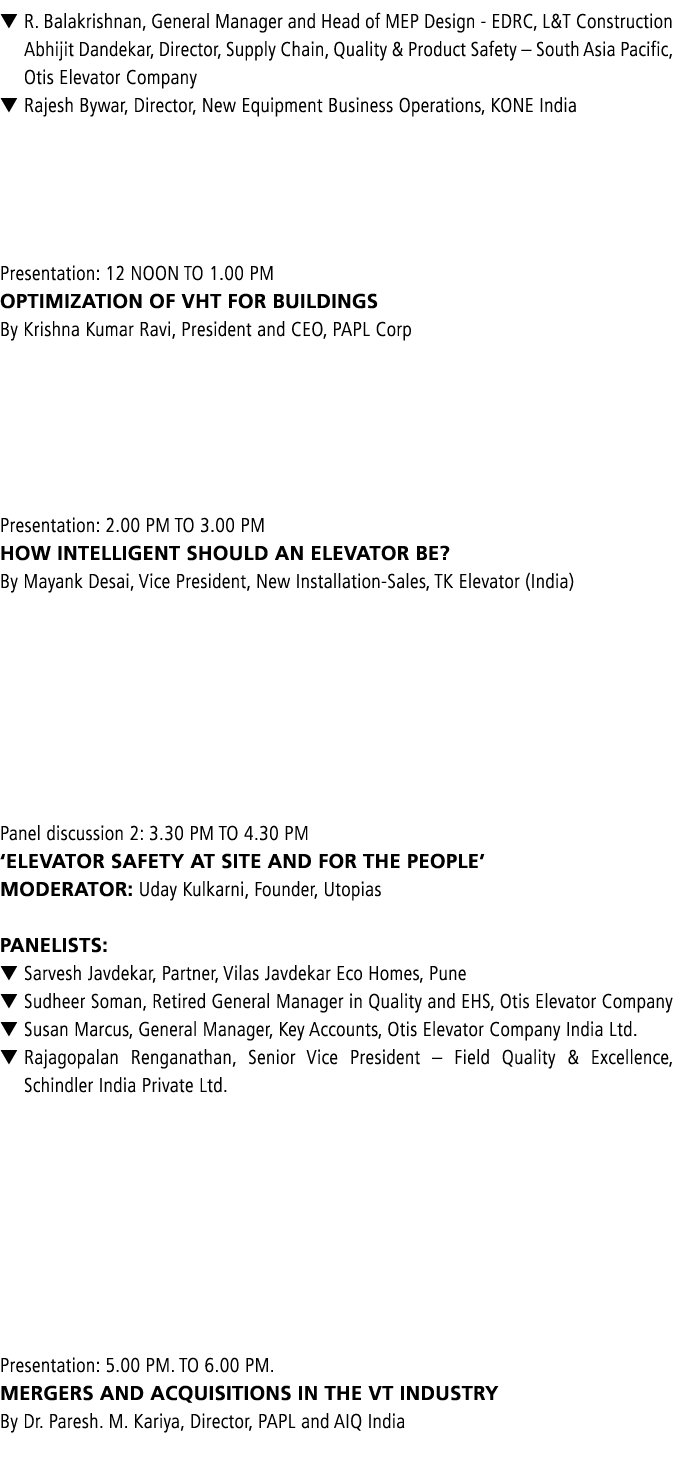   R  Balakrishnan, General Manager and Head of MEP Design - EDRC, L&T Construction Abhijit Dandekar, Director, Supply   
