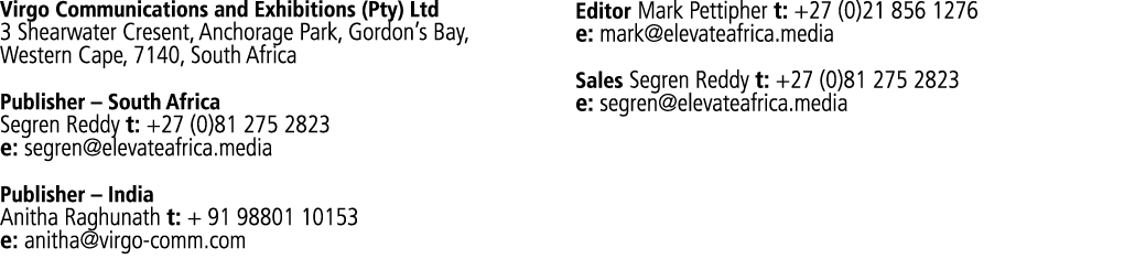 Virgo Communications and Exhibitions (Pty) Ltd 3 Shearwater Cresent, Anchorage Park, Gordon s Bay, Western Cape, 7140   