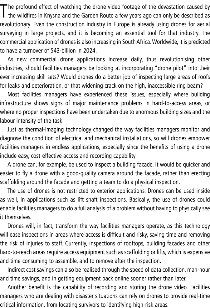 The profound effect of watching the drone video footage of the devastation caused by the wildfires in Knysna and the    