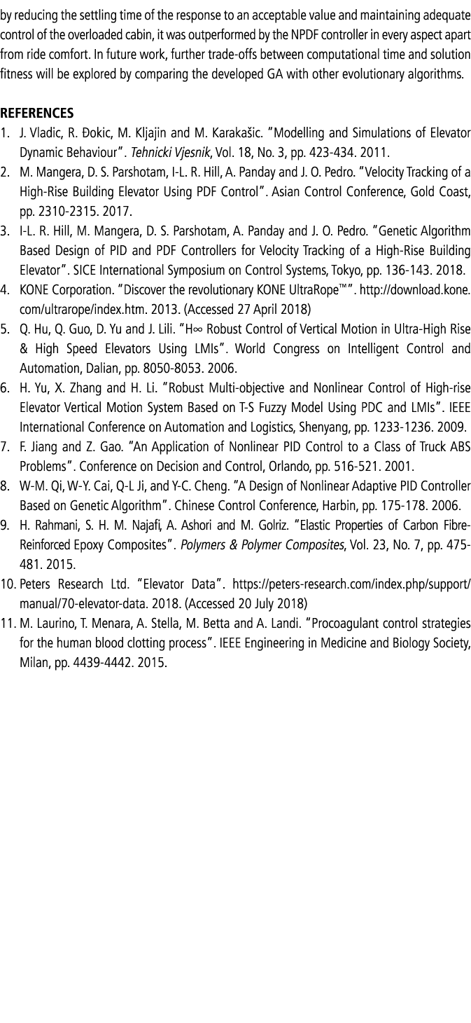 by reducing the settling time of the response to an acceptable value and maintaining adequate control of the overload   