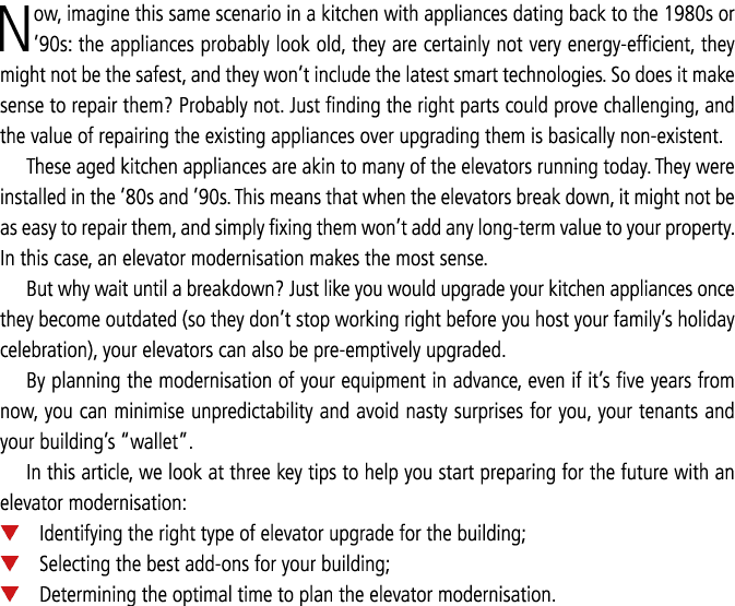 Now, imagine this same scenario in a kitchen with appliances dating back to the 1980s or  90s: the appliances probabl   