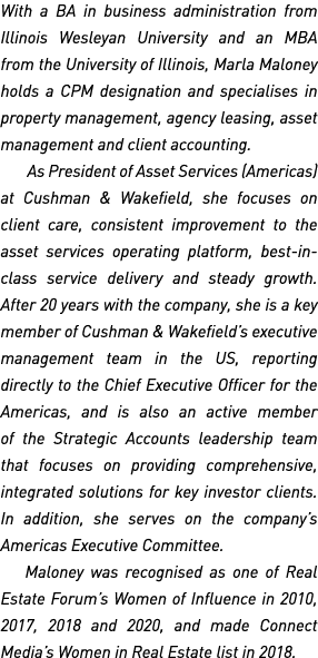 With a BA in business administration from Illinois Wesleyan University and an MBA from the University of Illinois, Ma   