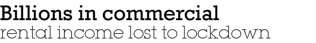Billions in commercial rental income lost to lockdown