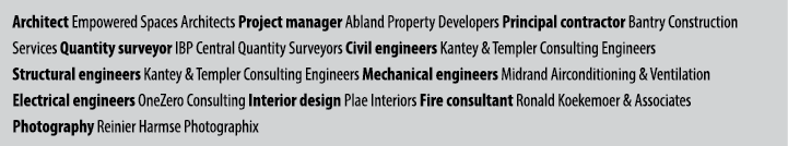 Architect Empowered Spaces Architects Project manager Abland Property Developers Principal contractor Bantry Construc...