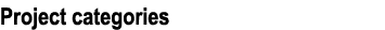 Project categories