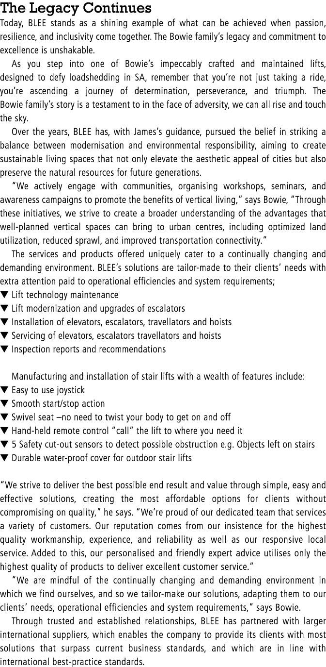 The Legacy Continues Today, BLEE stands as a shining example of what can be achieved when passion, resilience, and in...
